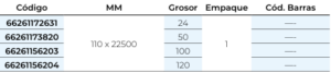 rollos tela zirconio